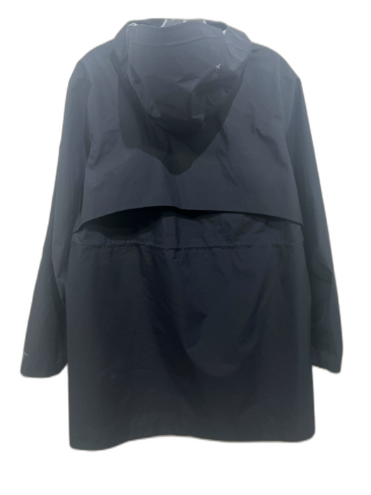 Arcteryx Size L Black Nylon Front Zip Hooded Gore-tex Rain Coat Black / L