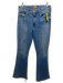 Mother Size 31 Medium Wash Cotton Blend Denim Whiskering Button & Zip Fly Jeans Medium Wash / 31
