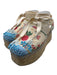 Farm Rio Shoe Size 9 Cream, Blue & Multi Canvas Upper Lace Up Ankle Espadrille Cream, Blue & Multi / 9