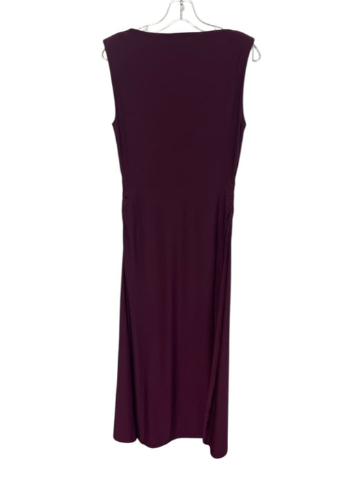 Hill House Size S Maroon Purple Polyester Blend Cap Sleeve Boat Neck Dress Maroon Purple / S
