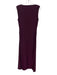 Hill House Size S Maroon Purple Polyester Blend Cap Sleeve Boat Neck Dress Maroon Purple / S