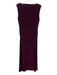 Hill House Size S Maroon Purple Polyester Blend Cap Sleeve Boat Neck Dress Maroon Purple / S