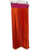 Loyd / Ford Size 2 Orange & Hot Pink Polyester Elastic Waistband Satin Skirt Orange & Hot Pink / 2