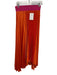 Loyd / Ford Size 2 Orange & Hot Pink Polyester Elastic Waistband Satin Skirt Orange & Hot Pink / 2