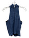 Fifteen Twenty Size Est M Dark Wash Linen Chambray Pleated Front Pant Set Dark Wash / Est M