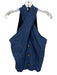 Fifteen Twenty Size Est M Dark Wash Linen Chambray Pleated Front Pant Set Dark Wash / Est M