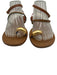 Larroude Shoe Size 9 Tan Brown & Multi Leather Upper Strappy Edge Detail Sandals Tan Brown & Multi / 9