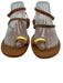 Larroude Shoe Size 9 Tan Brown & Multi Leather Upper Strappy Edge Detail Sandals Tan Brown & Multi / 9