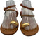 Larroude Shoe Size 9 Tan Brown & Multi Leather Upper Strappy Edge Detail Sandals Tan Brown & Multi / 9