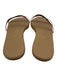Tkees Shoe Size 9 Beige Leather Upper Two Strap Mule Flat Round Toe Sandals Beige / 9
