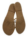 Tkees Shoe Size 9 Beige Leather Upper Two Strap Mule Flat Round Toe Sandals Beige / 9