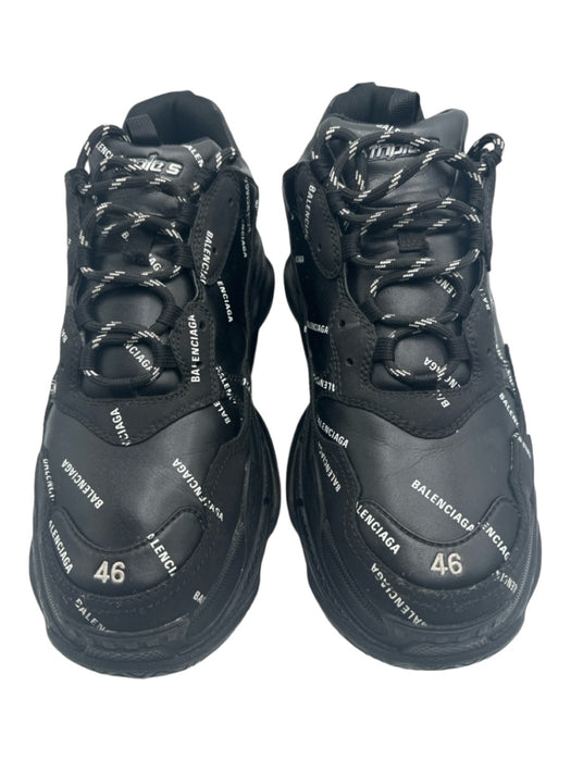 Balenciaga black men's shoes best sale