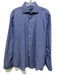 Polo Size 16 Blue & White Cotton Striped Button Down Men's Long Sleeve Shirt Blue & White / 16