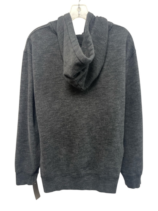 Polo Size L Gray Cotton Distressed Zipper Hoodie Men's Jacket Gray / L