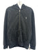 Polo Size L Gray Cotton Distressed Zipper Hoodie Men's Jacket Gray / L