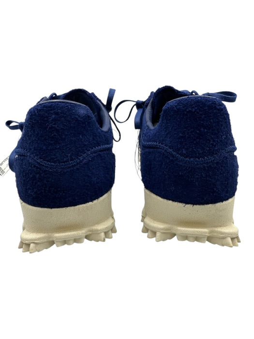 Adidas Shoe Size 11.5 Like New Blue & White Suede Solid Sneaker Men's Shoes Blue & White / 11.5