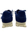 Adidas Shoe Size 11.5 Like New Blue & White Suede Solid Sneaker Men's Shoes Blue & White / 11.5