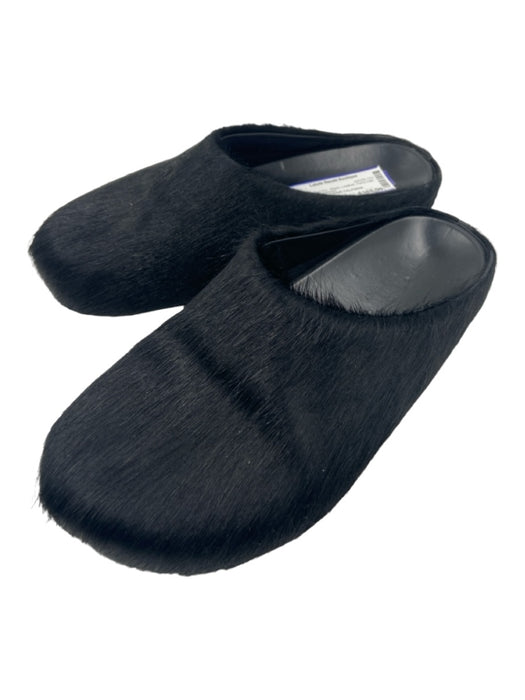 Marni Shoe Size 40 Black Leather Pony Hair Slip On Flats Black / 40
