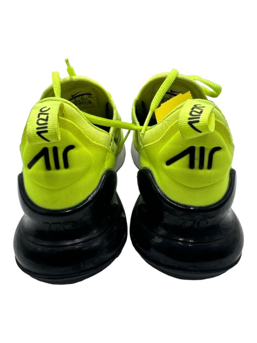 Nike Shoe Size 7 Neon Yellow & White Synthetic Mesh lace up Colorblock Sneakers Neon Yellow & White / 7