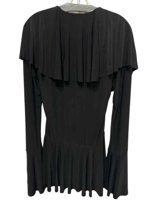 Norma kamali Size M Black Polyester Blend Long Sleeve Built In Bodysuit Dress Black / M