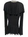 Norma kamali Size M Black Polyester Blend Long Sleeve Built In Bodysuit Dress Black / M