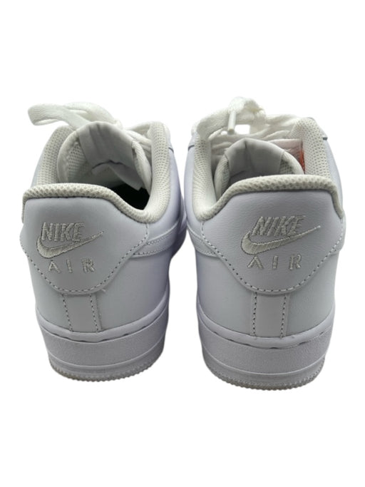 Nike Shoe Size 8 White Leather Upper Perforated Low Top Lace Up Sneakers White / 8