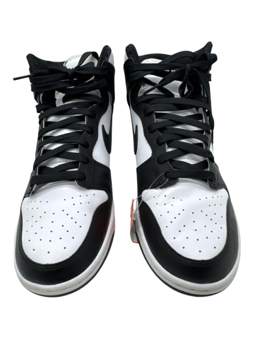 Nike Shoe Size 11 Black & White Leather Two Tone Sneaker Men's Shoes Black & White / 11