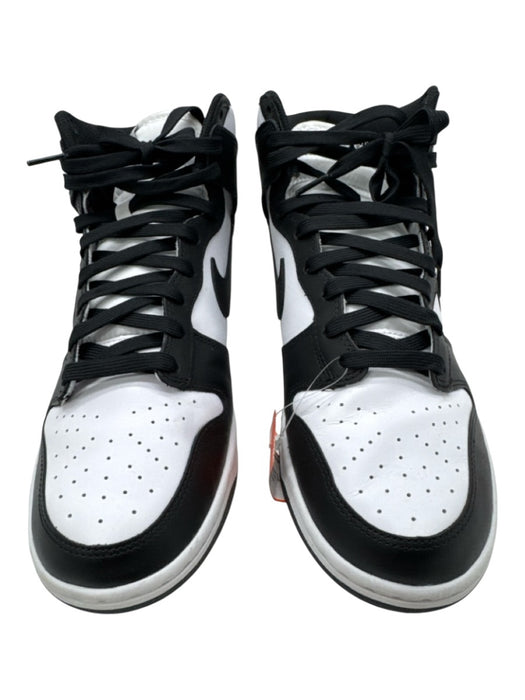 Nike Shoe Size 11 Black & White Leather Two Tone Sneaker Men's Shoes Black & White / 11