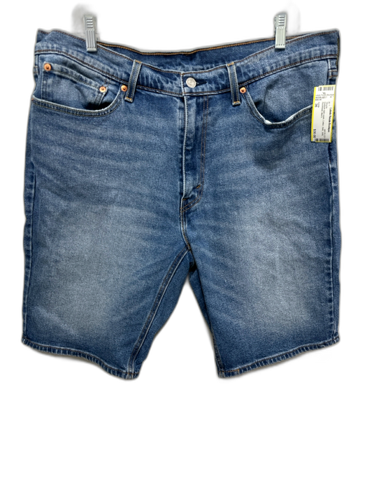 Levis Size 36 medium dark wash Cotton Solid Jorts Men's Shorts medium dark wash / 36