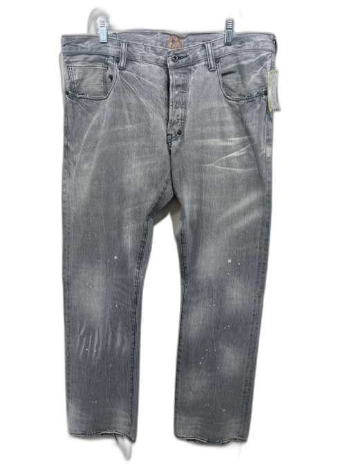 PRPS Size 38 Light Gray Cotton Blend Washed Jean Men's Pants Light Gray / 38