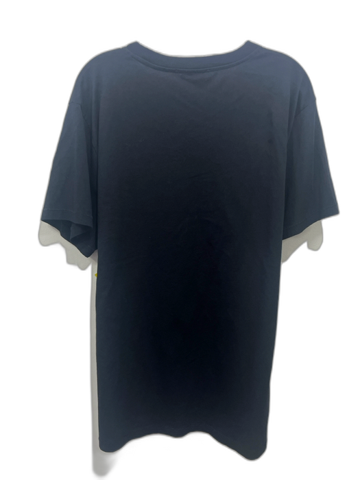 Helmut Lang Size XXL Black Cotton Blend logo T shirt Crew Men's Short Sleeve Black / XXL