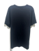 Helmut Lang Size XXL Black Cotton Blend logo T shirt Crew Men's Short Sleeve Black / XXL