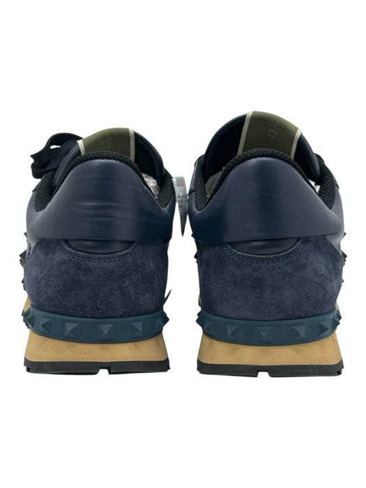 Valentino Shoe Size 43 Box Incl Navy Blue suede & leather Low Top Studs Shoes Navy Blue / 43