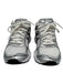 Asics Shoe Size 7 Silver, White, Beige Synthetic Mesh Lace Up Sneakers Silver, White, Beige / 7