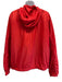 Givenchy Size XL Red & Black Polyamide drawcord Hood Windbreaker Jacket Red & Black / XL