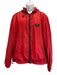 Givenchy Size XL Red & Black Polyamide drawcord Hood Windbreaker Jacket Red & Black / XL