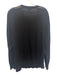 Burberry Size XL Black Cashmere Blend Solid Crew Neck Men's Sweater Black / XL