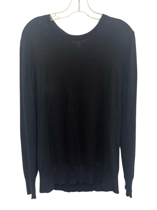 Burberry Size XL Black Cashmere Blend Solid Crew Neck Men's Sweater Black / XL