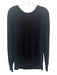 Burberry Size XL Black Cashmere Blend Solid Crew Neck Men's Sweater Black / XL