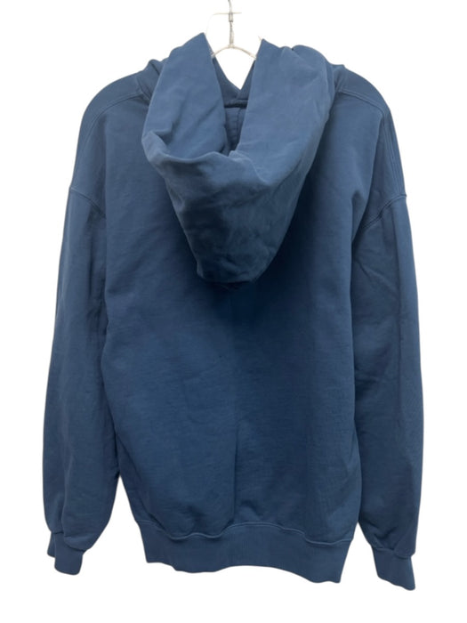 Anti Social Club Size L Blue Cotton logo Hoodie Men's Jacket Blue / L