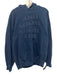 Anti Social Club Size L Blue Cotton logo Hoodie Men's Jacket Blue / L