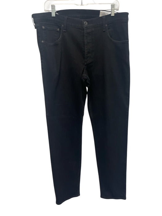 Rag & Bone Size 36 Black Cotton Blend Solid Skinny Jean Men's Pants Black / 36