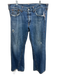 True Religion Size 38 medium dark wash Cotton Distressed Jean Men's Pants medium dark wash / 38