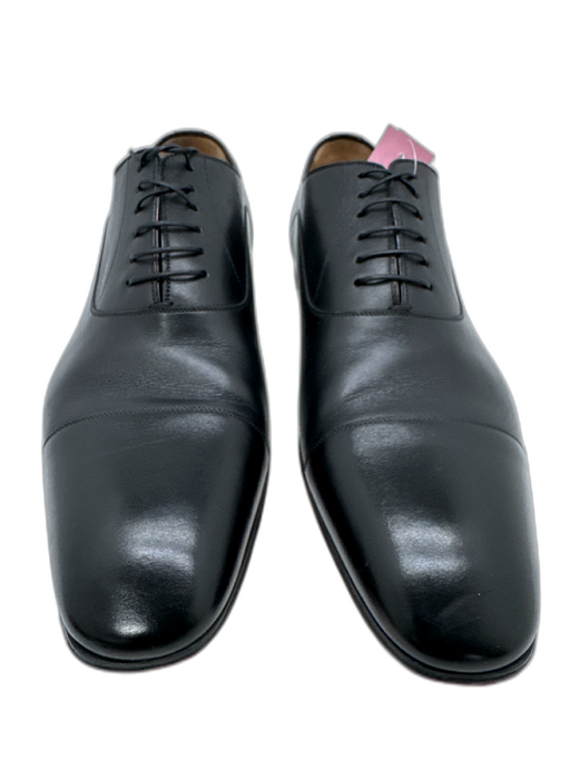 Christian Louboutin Shoe Size 47 Black Leather Solid Dress Men's Shoes Black / 47
