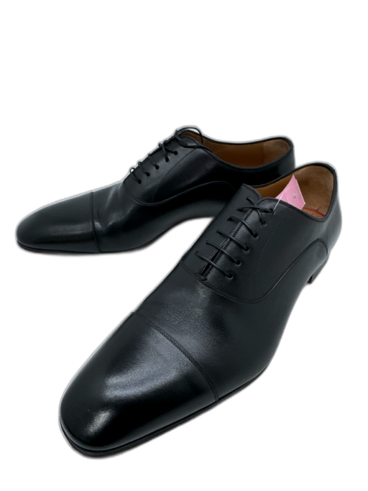 Christian Louboutin Shoe Size 47 Black Leather Solid Dress Men's Shoes Black / 47