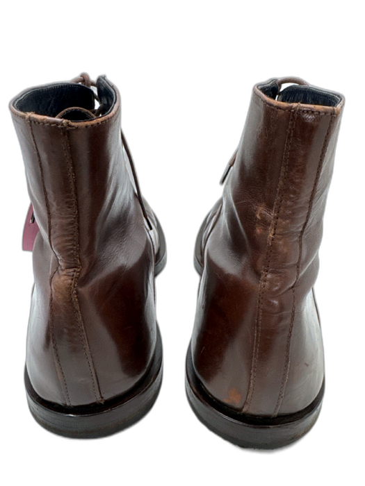Mare Uomo Shoe Size 46 AS IS Brown Leather Solid Boot Men's Shoes Brown / 46