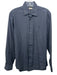 Burberry Size S Black Cotton Solid Button Up Men's Long Sleeve Shirt Black / S