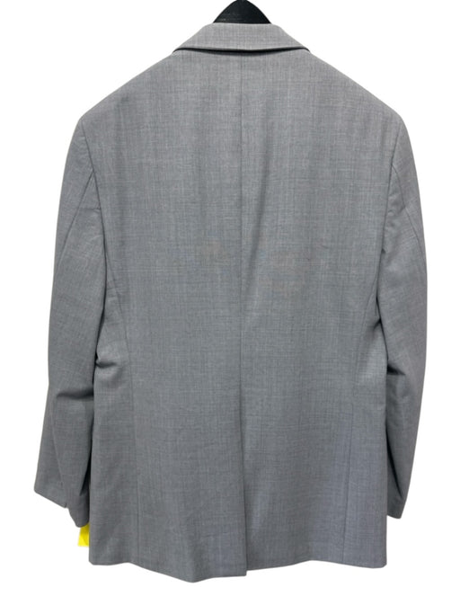 Theory Gray Wool Blend Solid Men's Suit Gray / 38s