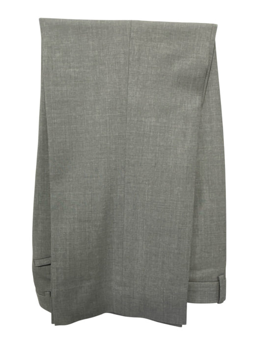 Theory Gray Wool Blend Solid Men's Suit Gray / 38s