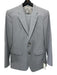 Theory Gray Wool Blend Solid Men's Suit Gray / 38s
